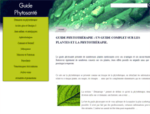 Tablet Screenshot of guide-phytosante.org